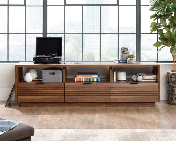 Product photograph of Teknik Hampstead Park Walnut Tv Stand from Choice Furniture Superstore.