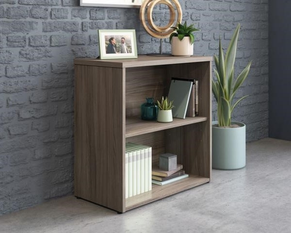 Product photograph of Teknik Affiliate Elm 2 Shelf Bookcase from Choice Furniture Superstore.
