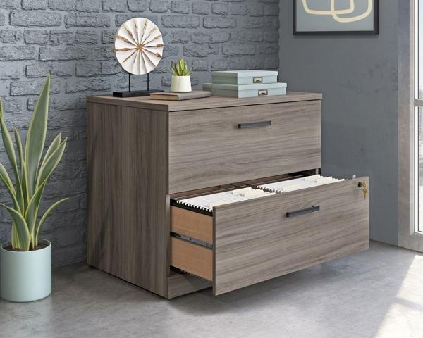 Product photograph of Teknik Affiliate Elm 2 Drawer Lateral File Unit from Choice Furniture Superstore.