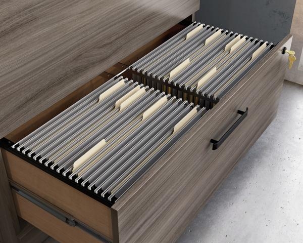 Product photograph of Teknik Affiliate Elm 2 Drawer Lateral File Unit from Choice Furniture Superstore.