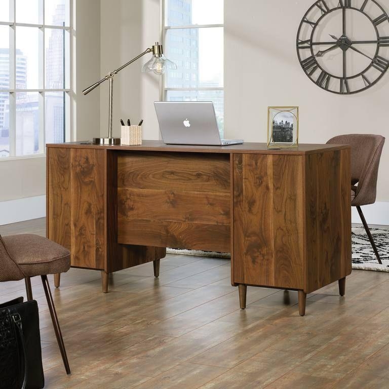 Product photograph of Teknik Clifton Place Executive 4 Drawer Desk from Choice Furniture Superstore.