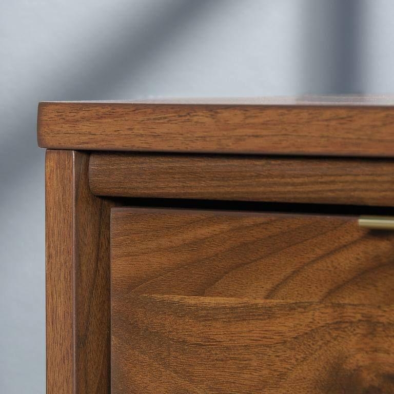 Product photograph of Teknik Clifton Place L-shaped Walnut Desk from Choice Furniture Superstore.