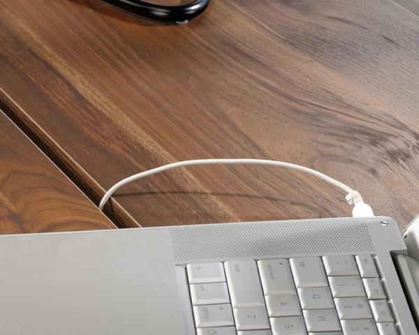 Product photograph of Teknik Counter Height Grand Walnut Work Bench from Choice Furniture Superstore.