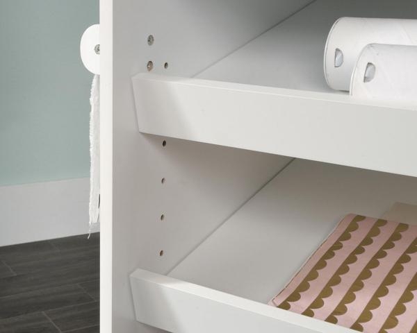 Product photograph of Teknik White Craft Cart Filing Cabinet from Choice Furniture Superstore.