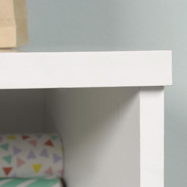 Product photograph of Teknik White Craft 4 Drawer Cabinet from Choice Furniture Superstore.