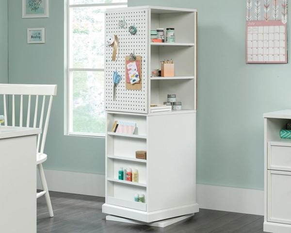 Product photograph of Teknik White Craft 2 Drawer Tower from Choice Furniture Superstore.