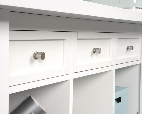 Product photograph of Teknik Soft White Craft Work Table from Choice Furniture Superstore.