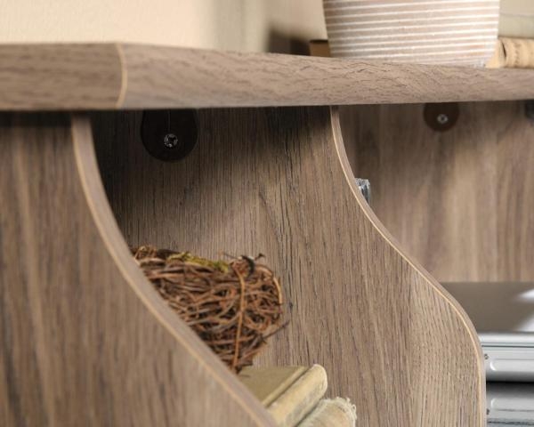 Product photograph of Teknik Farmhouse Salt Oak Desk from Choice Furniture Superstore.