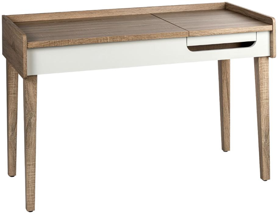 Product photograph of Teknik Giru Sonoma Oak Desk from Choice Furniture Superstore.