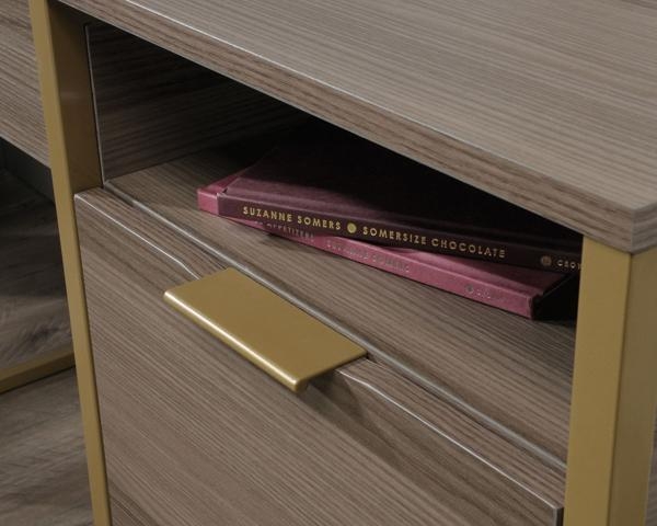 Product photograph of Teknik Lux 2 Drawer Desk from Choice Furniture Superstore.