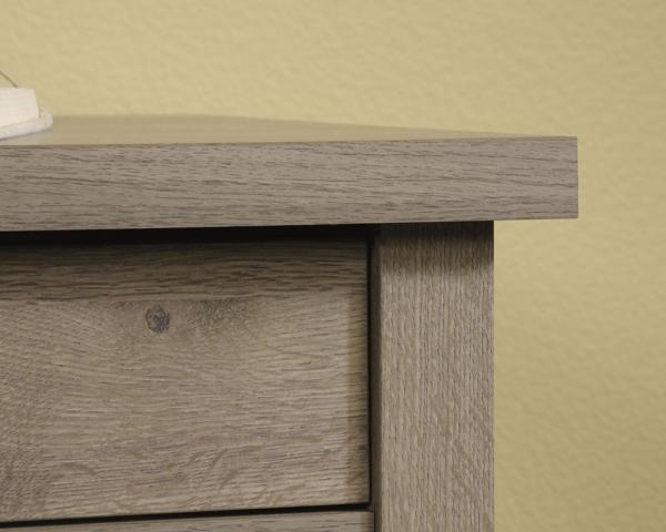 Product photograph of Teknik Salt Oak Study 2 Drawer Desk from Choice Furniture Superstore.