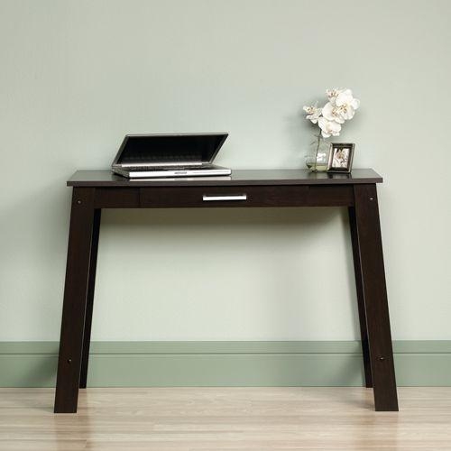 Product photograph of Teknik Trestle Cinnamon Cherry 1 Drawer Desk from Choice Furniture Superstore.