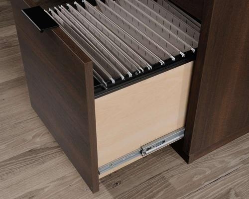 Product photograph of Teknik Elstree Mahogany Double Pedestal Desk from Choice Furniture Superstore.