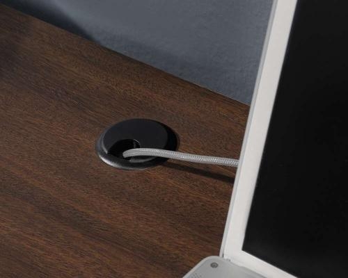 Product photograph of Teknik Elstree Mahogany Double Pedestal Desk from Choice Furniture Superstore.