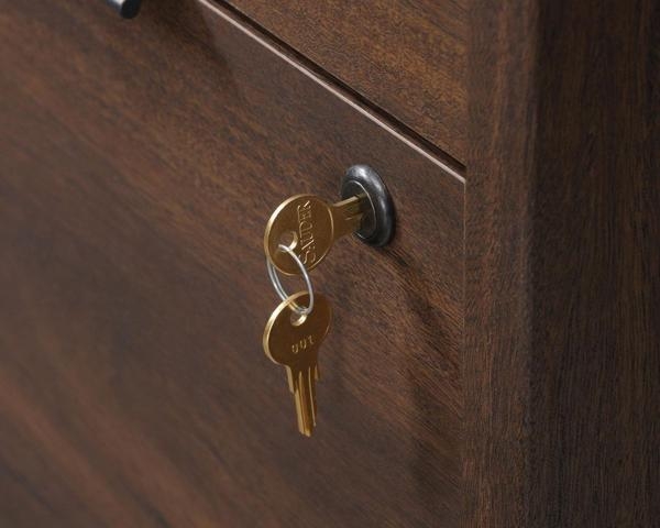 Product photograph of Teknik Elstree Mahogany Executive Desk from Choice Furniture Superstore.