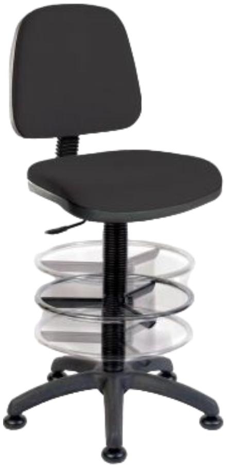 Product photograph of Teknik Deluxe Draughter Ergo Fabric Blaster Chair - Comes In Black And Blue from Choice Furniture Superstore.