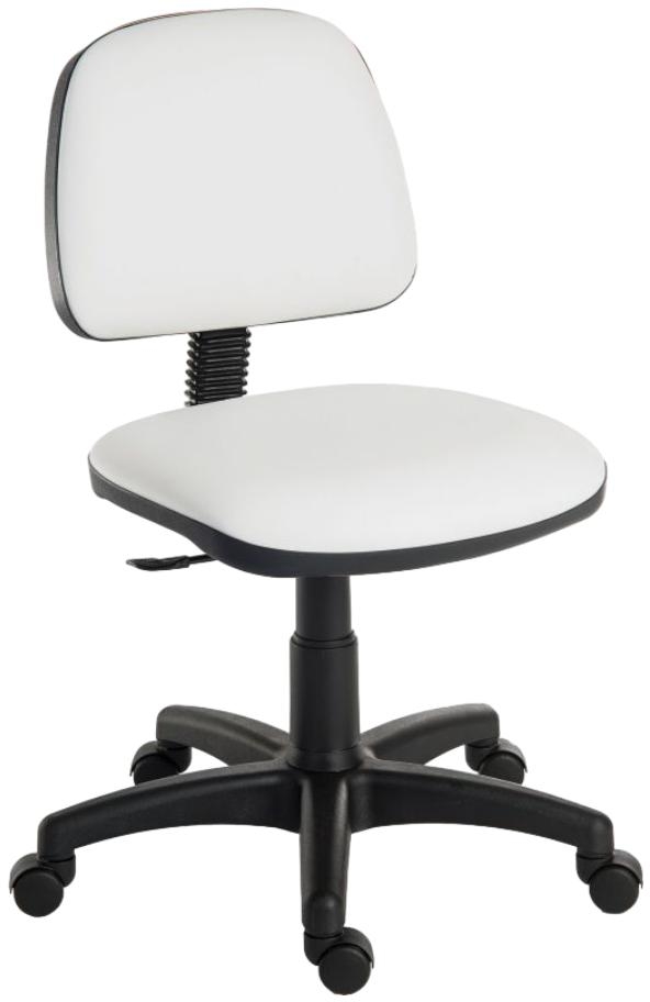 Product photograph of Teknik Ergo Blaster Pu Adjustable Swivel Office Chair - Comes In Black And White from Choice Furniture Superstore.