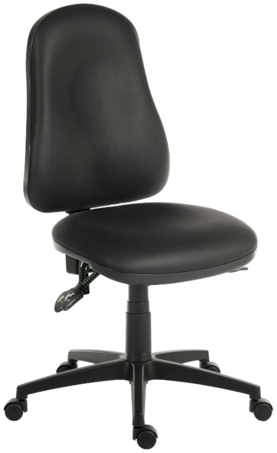 Product photograph of Teknik Ergo Comfort Pu High Back Executive Adjustable Swivel Office Chair - Comes In Black And Blue Options from Choice Furniture Superstore.