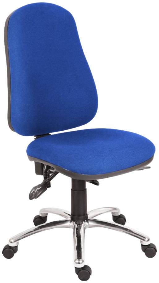 Product photograph of Teknik Ergo Comfort Steel Fabric Executive Adjustable Swivel Office Chair - Comes In Black And Blue from Choice Furniture Superstore.