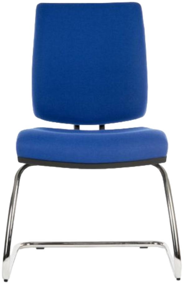Product photograph of Teknik Ergo Deluxe Fabric Office Visitor Chair - Comes In Black Blue And Pu Black Options from Choice Furniture Superstore.
