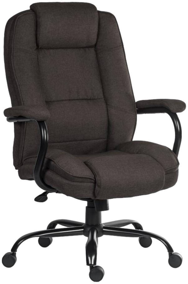 Product photograph of Teknik Goliath Duo Bark Brown Fabric Office Chair from Choice Furniture Superstore.