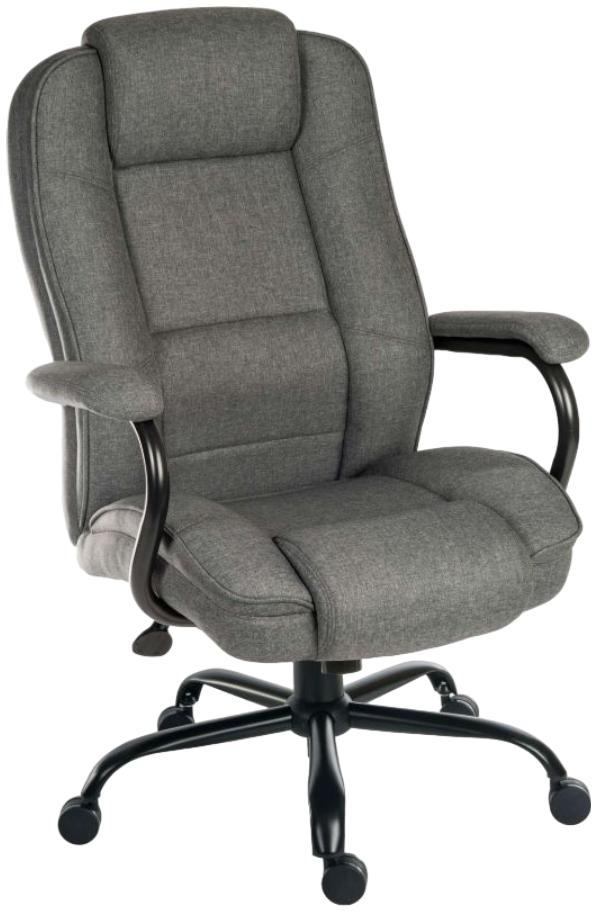 Product photograph of Teknik Goliath Duo Grey Fabric Executive Office Chair from Choice Furniture Superstore.