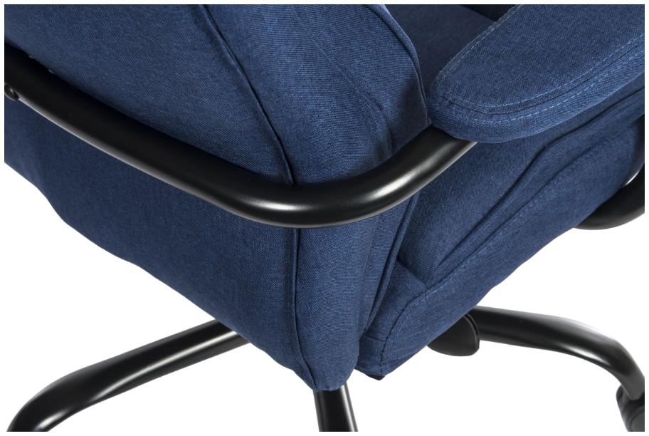 Product photograph of Teknik Goliath Duo Ink Blue Fabric Executive Office Chair from Choice Furniture Superstore.