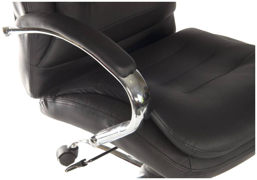Product photograph of Teknik Goliath Light Executive Black Leather Office Chair from Choice Furniture Superstore.