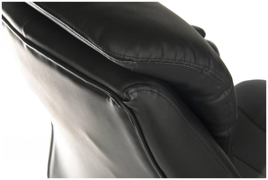 Product photograph of Teknik Goliath Light Visitor Black Leather Office Chair from Choice Furniture Superstore.