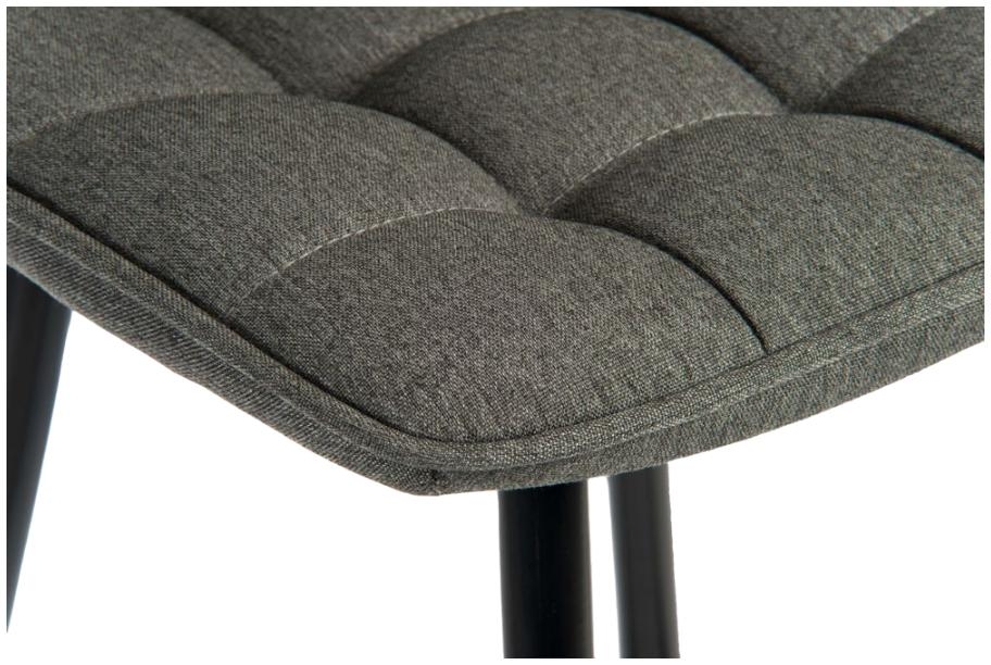 Product photograph of Teknik Quilt Grey Barstool from Choice Furniture Superstore.