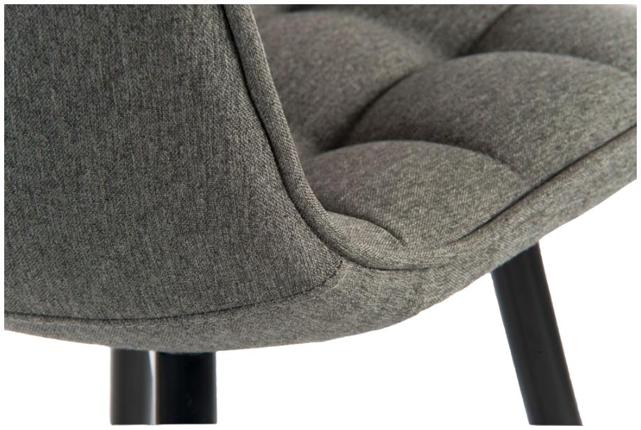 Product photograph of Teknik Quilt Grey Barstool from Choice Furniture Superstore.