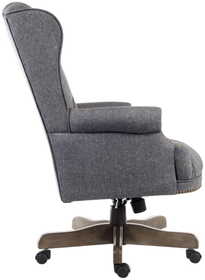Product photograph of Teknik Chairman Fabric Swivel Executive Chair - Comes In Grey Green And Burgundy Options from Choice Furniture Superstore.