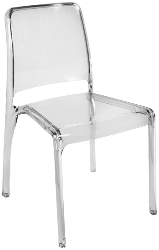 Product photograph of Teknik Clarity Chair - Comes In Black Clear And Smoked Options from Choice Furniture Superstore.