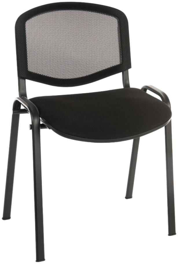 Product photograph of Teknik Black Conference Mesh Chair from Choice Furniture Superstore.