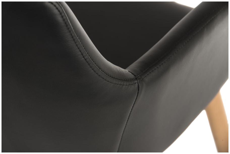 Product photograph of Teknik Four Legged Reception Black Pu Chair from Choice Furniture Superstore.