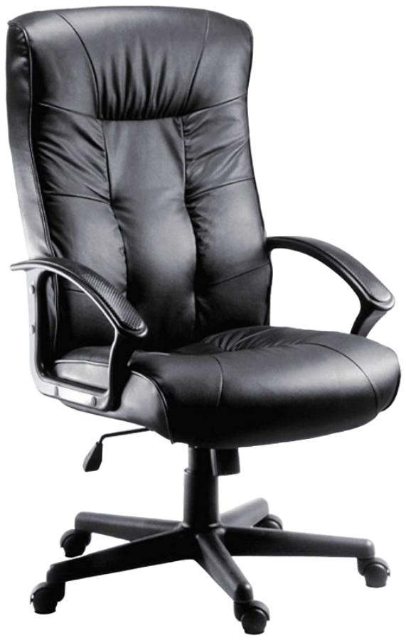 Product photograph of Teknik Gloucester Black Executive High Back Leather Chair from Choice Furniture Superstore.