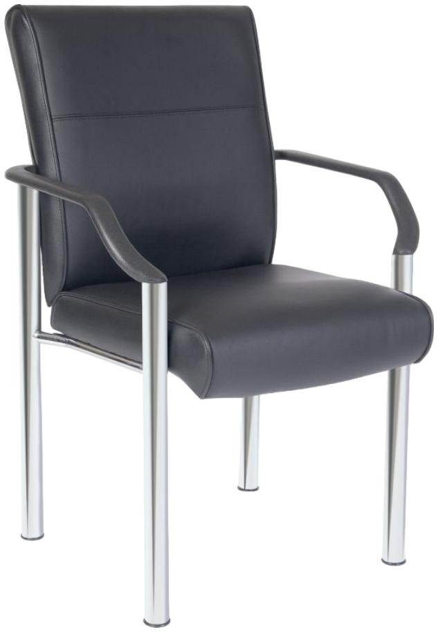 Product photograph of Teknik Greenwich Black Leather Chair from Choice Furniture Superstore.