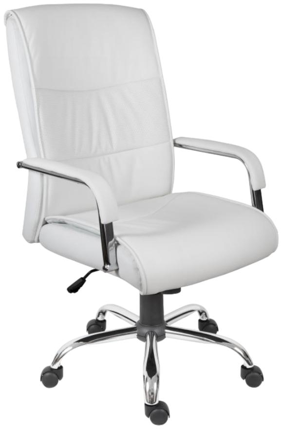 Product photograph of Teknik Kendal Luxury Leather Office Chair - Comes In Black And White Options from Choice Furniture Superstore.