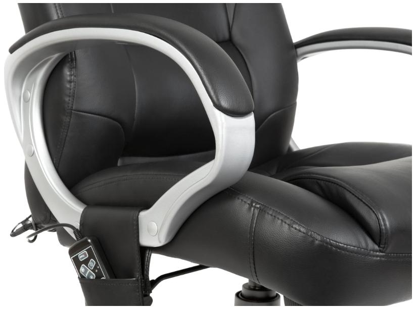Product photograph of Teknik Lumbar Massage Faux Leather Executive Chair from Choice Furniture Superstore.