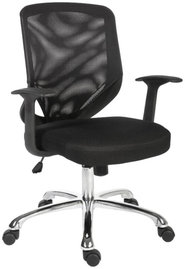 Product photograph of Teknik Nova Mesh Back Black Fabric Executive Chair from Choice Furniture Superstore.