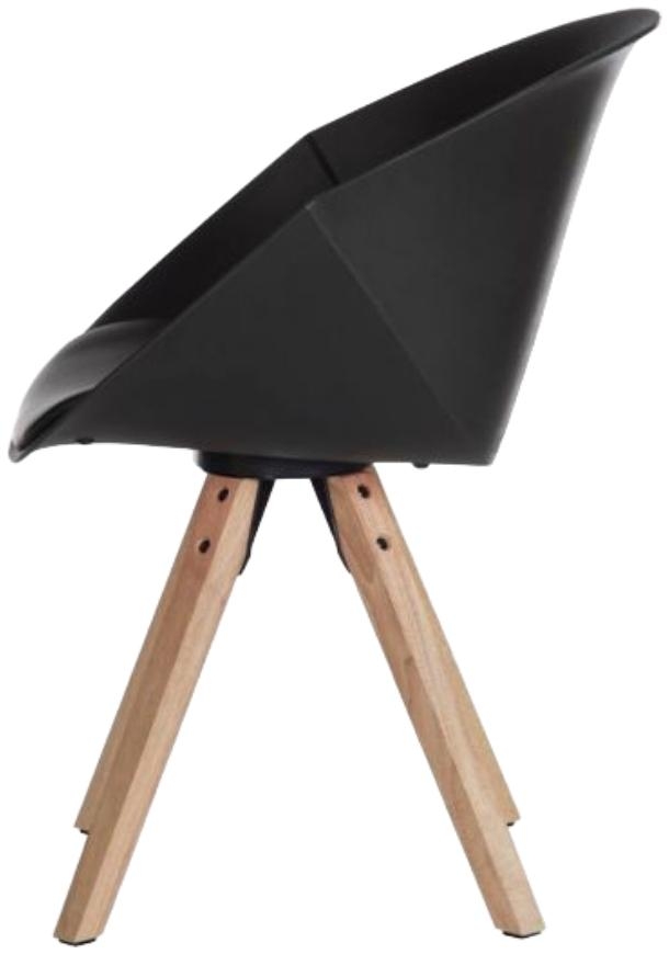 Product photograph of Teknik Pyramid Tub Black Chair from Choice Furniture Superstore.