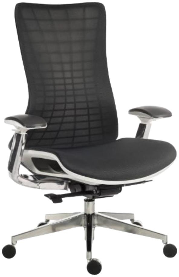 Product photograph of Teknik Quantum Mesh White Executive Chair from Choice Furniture Superstore.