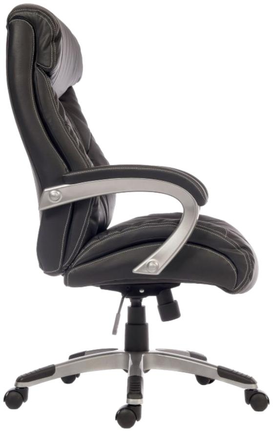 Product photograph of Teknik Siesta Black Leather Executive Chair from Choice Furniture Superstore.