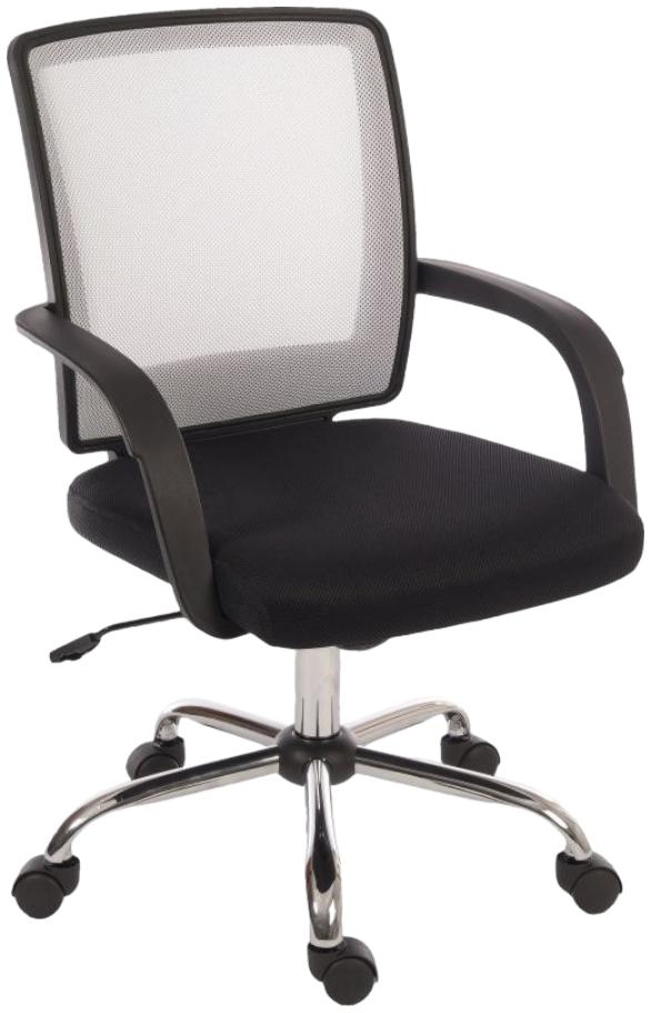 Product photograph of Teknik Star Mesh Back Executive Fabric Chair - Comes In Black Blue And White Options from Choice Furniture Superstore.