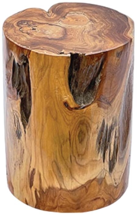 Product photograph of Root Round Stool Lamp Table from Choice Furniture Superstore.
