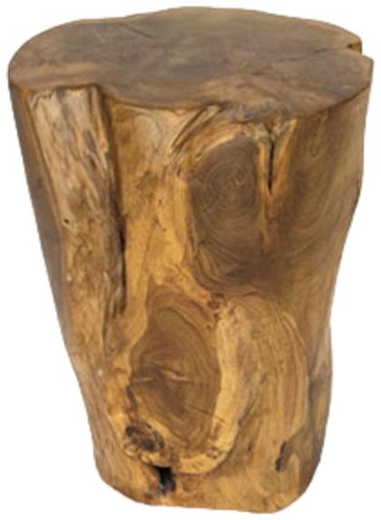 Product photograph of Root Round Stool Lamp Table from Choice Furniture Superstore.