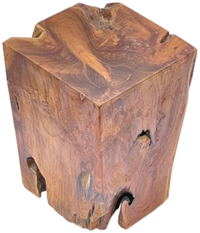 Root Block Stool Lamp Table CFS UK