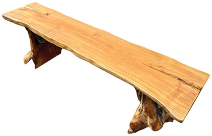 Product photograph of Root Bench No Back from Choice Furniture Superstore.