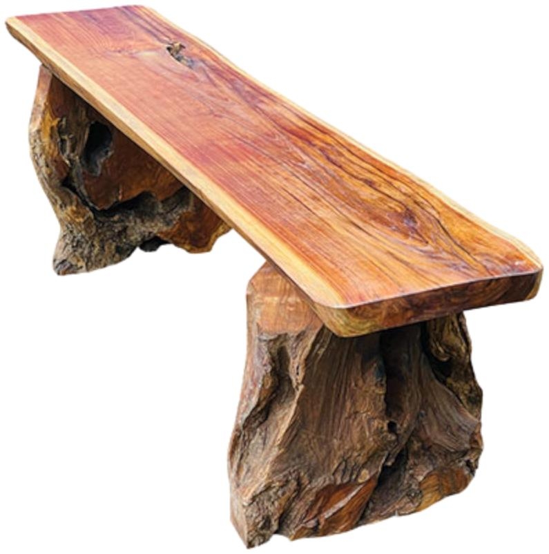 Product photograph of Root Bench No Back from Choice Furniture Superstore.