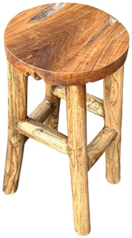 Product photograph of Root Round Top Bar Stool 4 Legs from Choice Furniture Superstore.